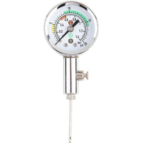Manomètre pression à Bille, Mini-baromètre de Pression d'air Outil de Test et Ajustement de la Pression