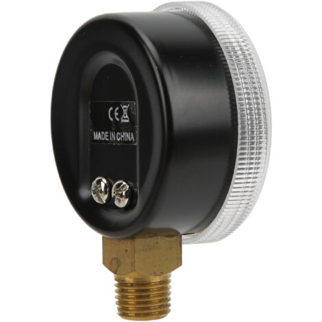 Manomètre radial Y50 0-600psi avec raccord laiton 1/4 NPT pour contrôle de pression