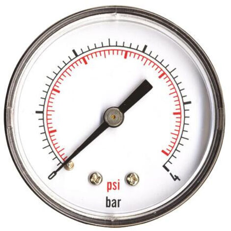 MANOMETRE SEC 0 A 4 BARS - AXIAL