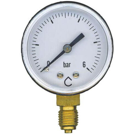 MANOMETRE SEC A RACCORDEMENT RADIAL