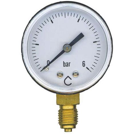 MANOMETRE SEC A RACCORDEMENT RADIAL