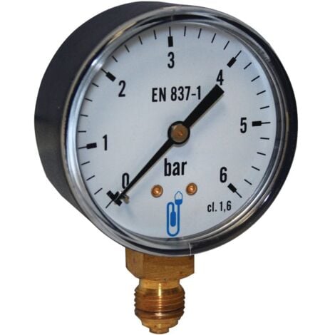 Manomètre radial 8/13 D50 10 bar - 802-04 - Taupe