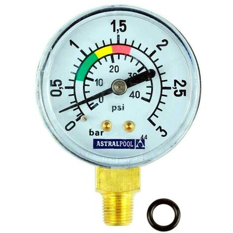 PISCINE CENTER O'CLAIR MANOMETRO 1/8 3KG/CM 4404220102 ASTRAL
