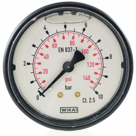 Manometro ABS Ø 63mm scala 0:60 filetto posteriore M1/4"