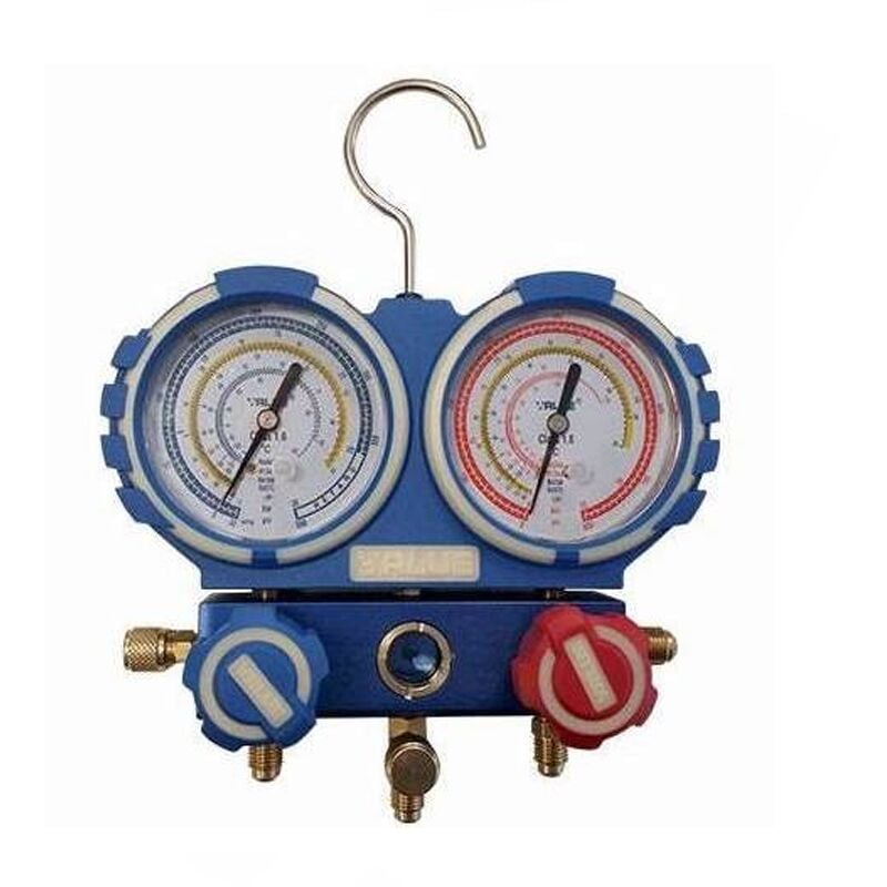 Manometer Analyzador 2 Roads Antiquolivision 80 mm avec le spectateur R410A, R407C, R404, R134