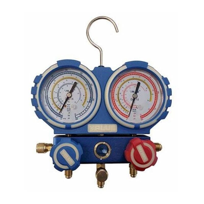 Manometer Analyzador 2 Roads Antiquolivision 80 mm avec le spectateur R442, R453, R407F, R134