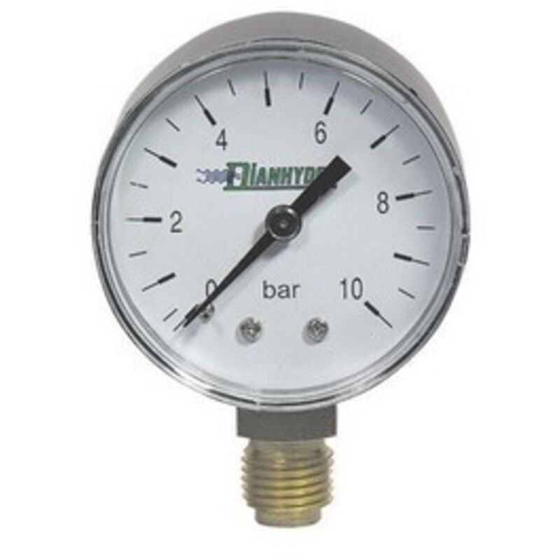 Manometro Attacco Inferiore 1 4' Misura Pressione Autoclave 10 Bar ...