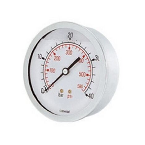 MANOMETRO ATTACCO POSTERIORE DM 50 - 1/4&quot 16 bar