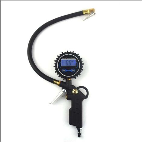 Manometro digitale per pneumatici con display LCD, tester per la pressione dei pneumatici, gonfiatore per pneumatici, tester per la pressione dell'aria ad alta precisione 255 PSI per auto, moto, camio