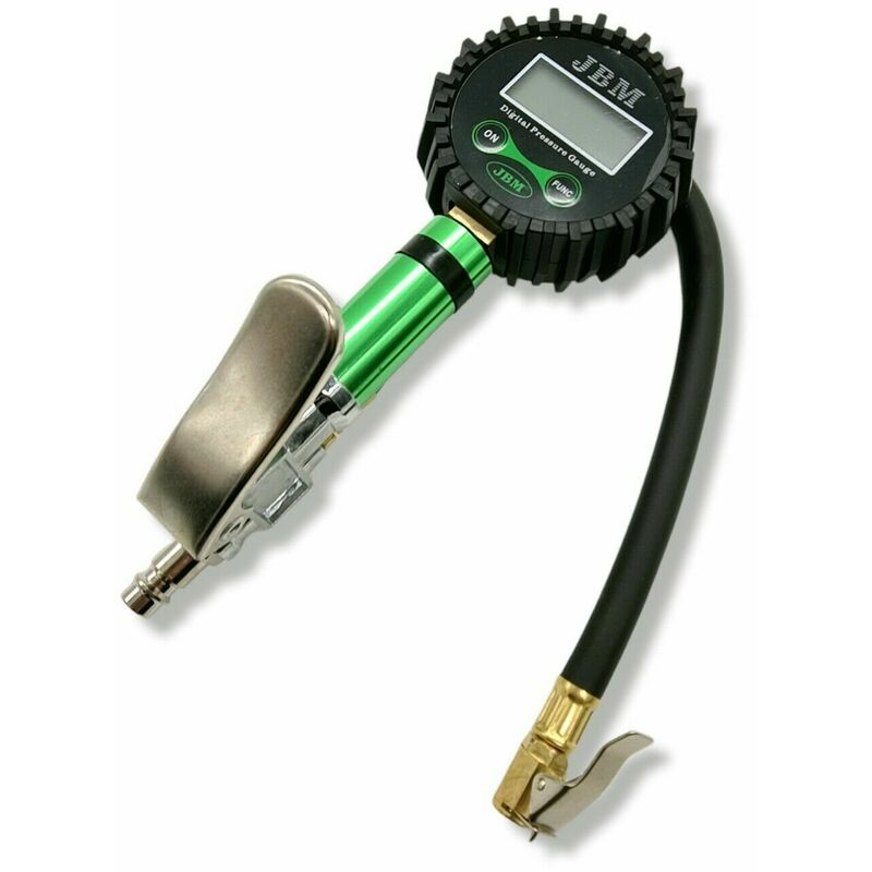 Image of JBM - manometro digitale pressione gomme pistola gonfiaggio pneumatici 200 psi lcd