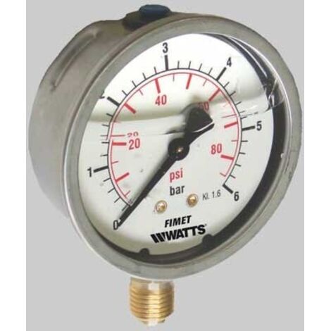 Manometro mg1-inox 63 - 0÷25 bar/psi g1/4b
