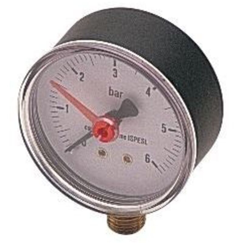 Eac Manometro Per Autoclave Con Attacco Radiale 1 4 Scala 0 6 Bar