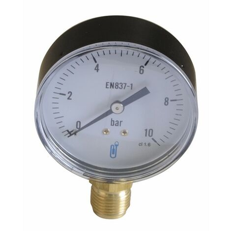 Manómetro radial seco 0-10b Ø80 mm