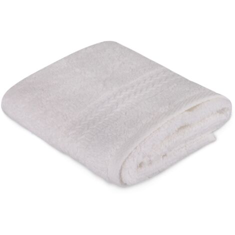 Manopla de baño Towel 100% Algodón Blanco 500 gr/m²