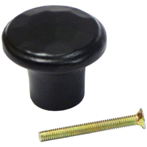 Manopola 32mm H° Nera EDM