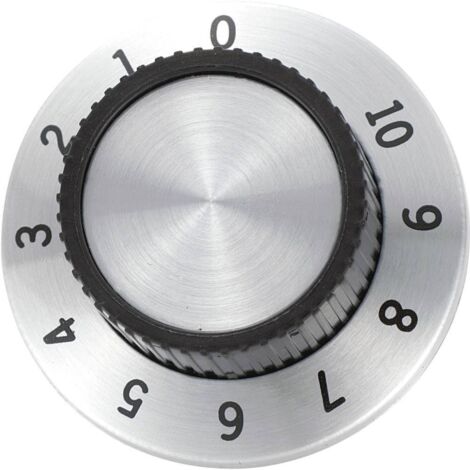 Manopola con scala in alluminio (Ø x A) 36,8 mm x 14,8 mm RN-114A, 1 pz.