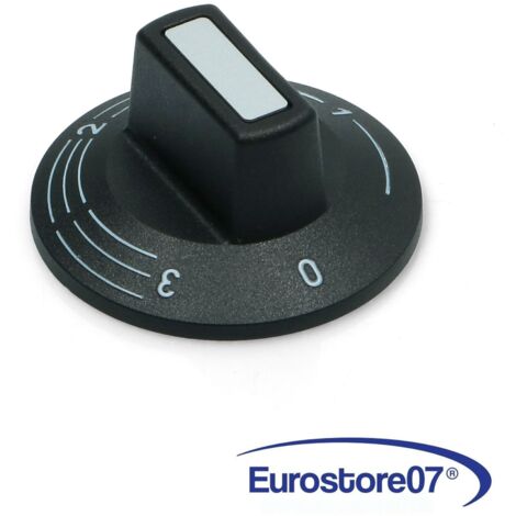 MANOPOLA CUCINA  - FORNO - FRIGGITRICE PROFESSIONALE Ø50mm.  POSIZIONI  1-3