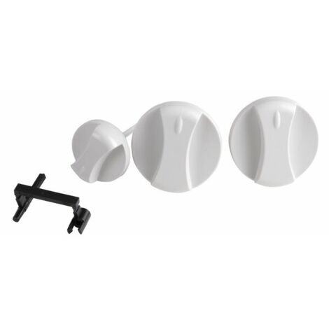 Manopola grigia (kit 3 pezzi)