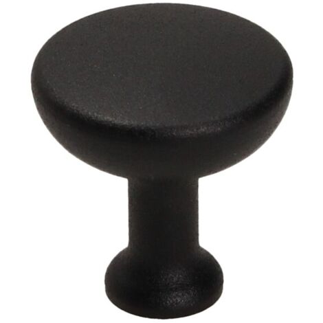 Manopola GU11, nera strutturata
