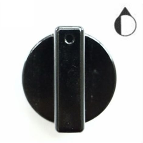 MANOPOLA POMELLO PIANO COTTURA CANDY SOVRANA D.35mm Nero 41019601