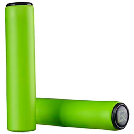 Manopole per bicicletta in schiuma di silicone - verde