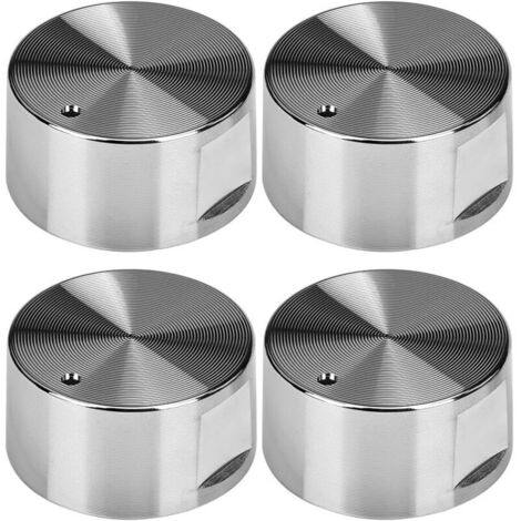 manopole universali in metallo da 6 mm per fornelli a gas, forni e piani cottura.