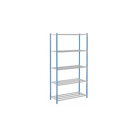 Manorga Scaffale a innesto con ripiani in tubolare alt x