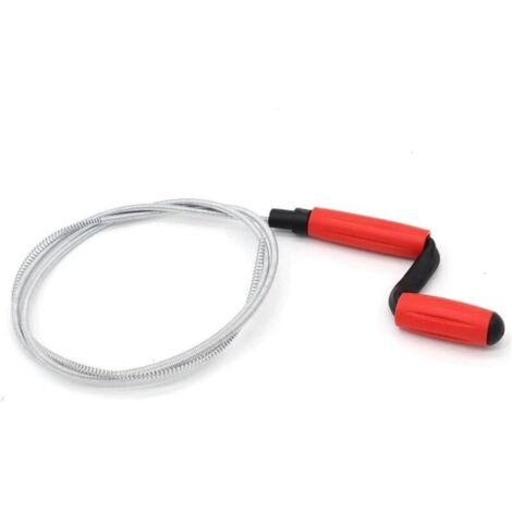 Manovella per la pulizia degli scarichi, sturalavandino, sonda per la pulizia degli scarichi, sturalavandino manuale (5 metri x 5 mm)