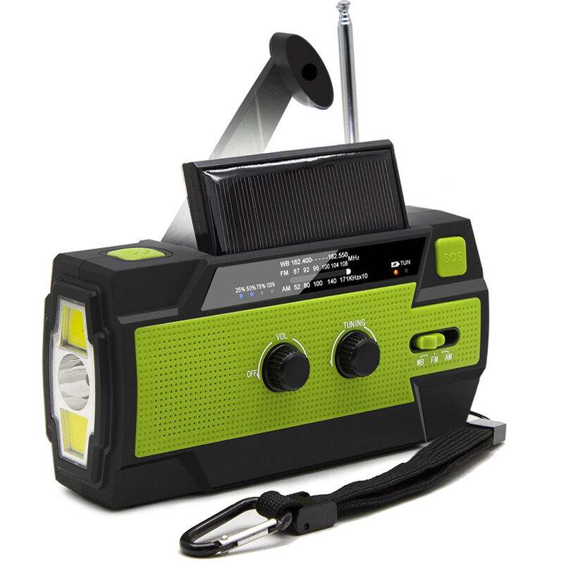 Manovella solare multifunzionale Radio manuale