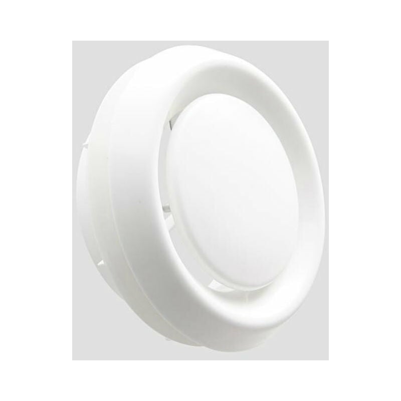 200mm/8 Internal Round Circular Air Diffuser With Round Spigot And Adjustable Central Disc - 1259 - Manrose
