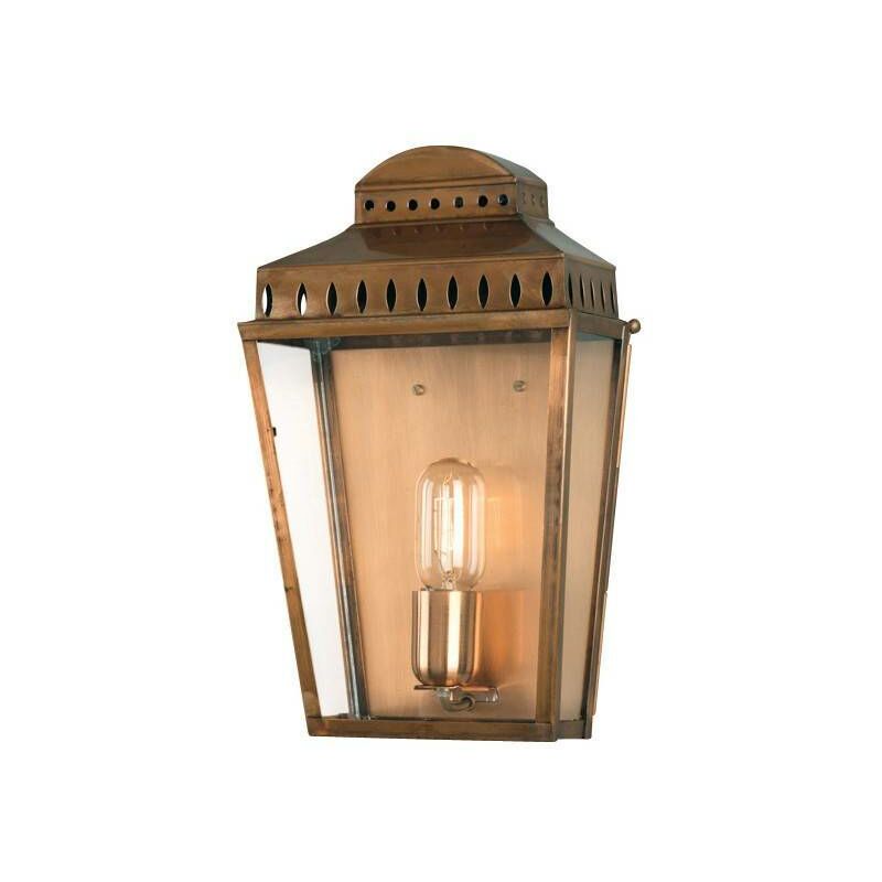 Elstead Lighting - Elstead Mansion House - 1 Light Outdoor Flush Lantern Light Solid Brass IP44, E27