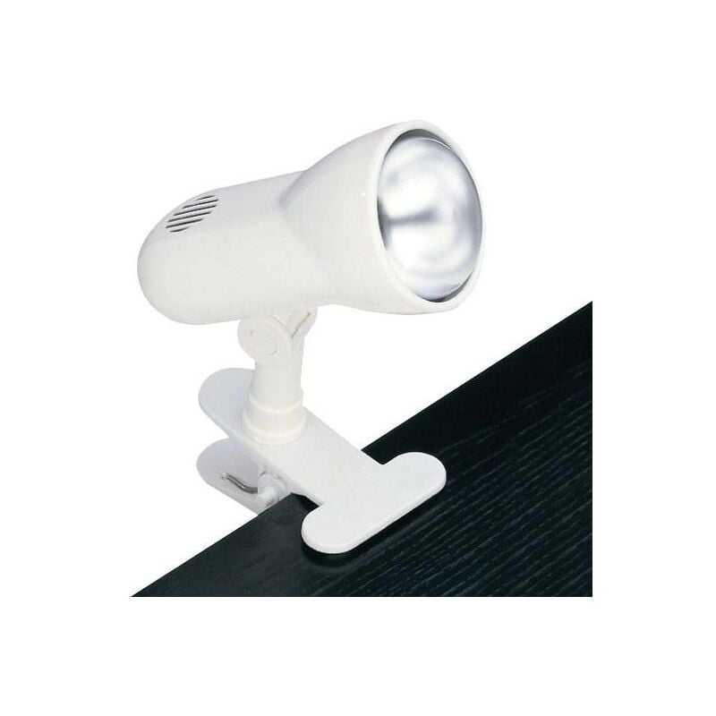 Manta 63 Spot à pince E27 60W max orientable blanc Lpe non incl. Aric 0673