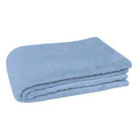 Manta bebé con microfilamentos Crib Azul celeste 105 x 75 cm