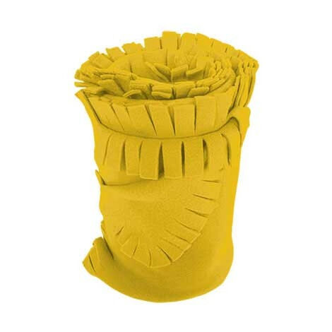 Manta bebé  en tejido polar antipeeling VALENTO Dreams  Amarillo