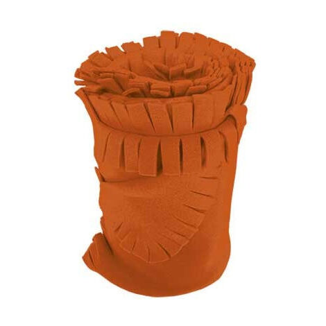 Manta bebé  en tejido polar antipeeling VALENTO Dreams  Naranja