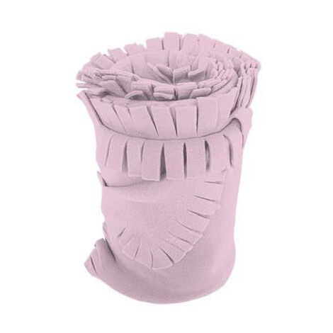 Manta bebé  en tejido polar antipeeling VALENTO Dreams  Rosa