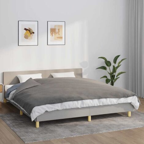 Manta con peso con funda tela gris 155x220 cm 7 kg