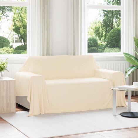 Manta Crema 280 x 210 cm Lana