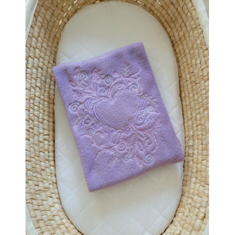 Manta de bebé de polar - Morado chic
