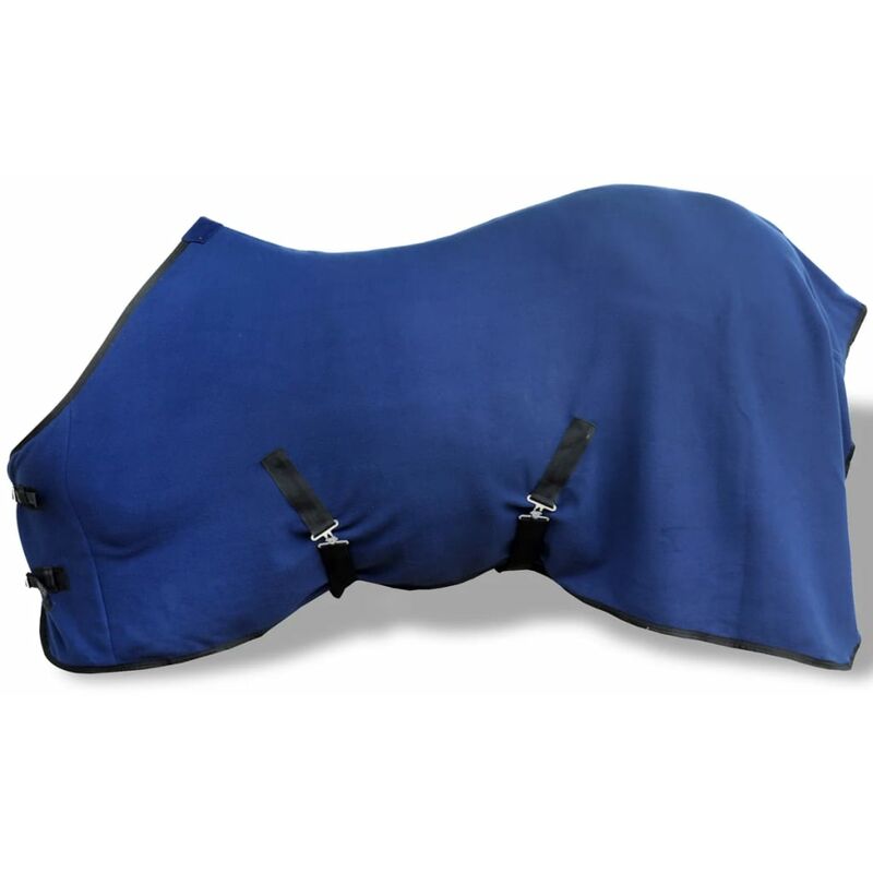 

Manta para Caballo de Material Lana Modelo Cinchas Azul 115 cm - Azul - Vidaxl