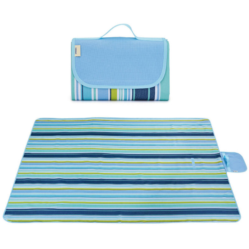 

Manta de picnic sandproof Esterilla para la playa, manta impermeable de la estera que acampa plegable, portable Manta Arena Mat al aire libre para