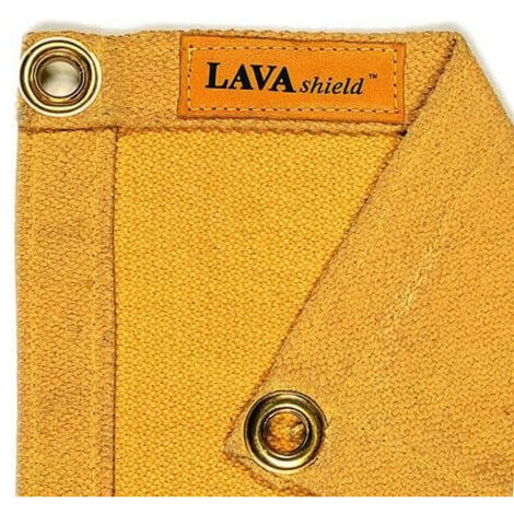 Manta de soldadura fibra de vidrio dorado 174 x 234 cm ± 550°C