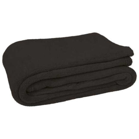 Manta de tacto suave VALENTO Cushion  Negro              140 x 95 cm