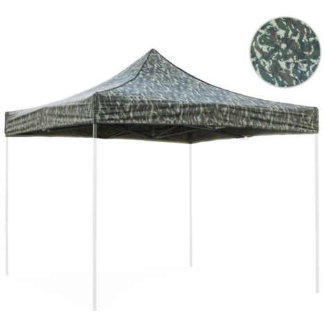 Manta de techo militar mimético 3x3 impermeable para repuesto de gazebo plegable