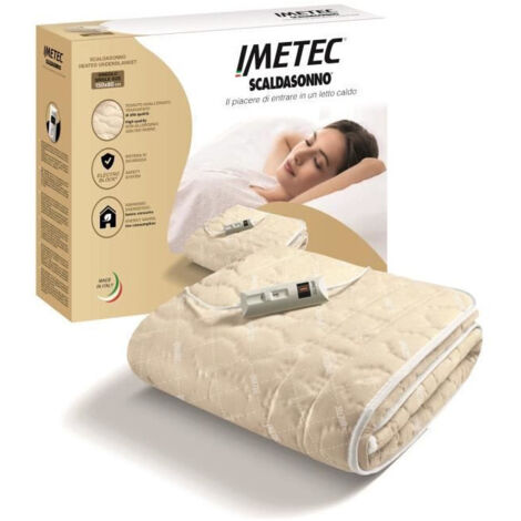 Manta Eléctrica IMETEC 150 x 80 cm Beige