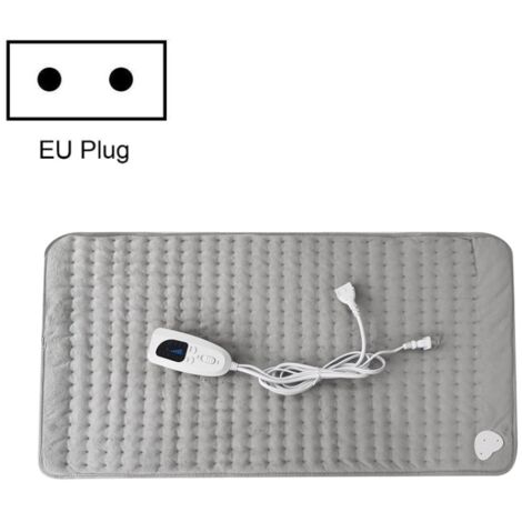 Manta eléctrica portátil pequeña de bajo voltaje (5 V, USB), 100 x 80 cm (amarilla)