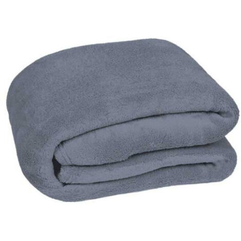 Manta en tejido de tacto sueva Couch  Gris              120 x 190 cm
