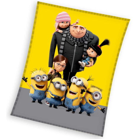 Manta infantil 130x160 Minions