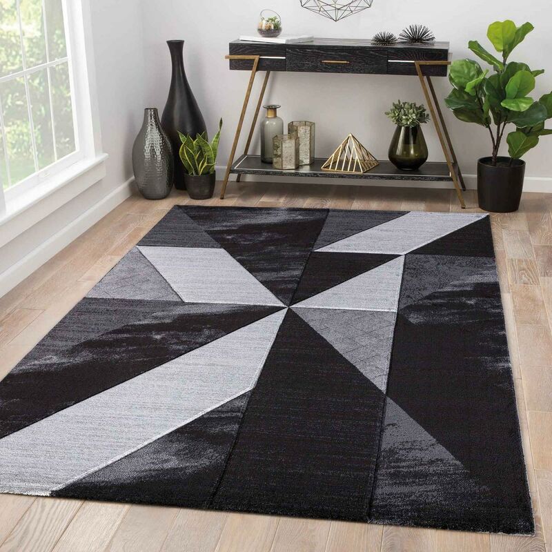 

Alfombra moderna relajarse x kj polipropileno gris - Gris