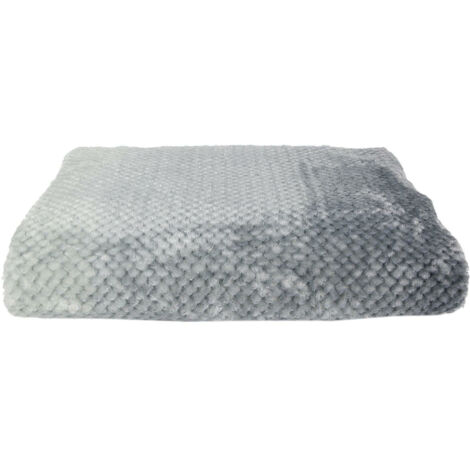 MANTA MUY ESPONJOSA Gris miel 150x200 cm SUAVE  PLED
